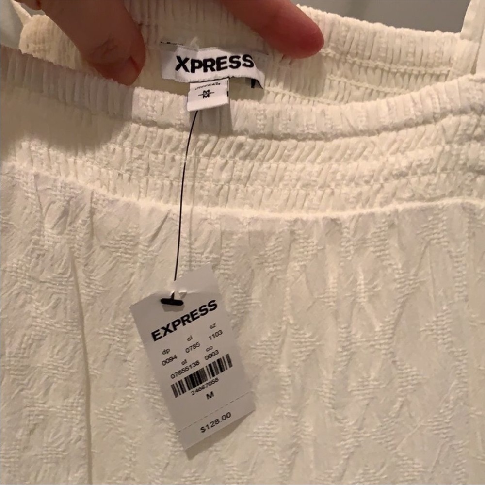 Express Summery Cream Colored Maxi Dress - Picture 4 of 4